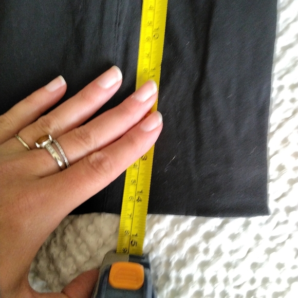 Anthropologie Maeve Square Neck Crop Tank in Black Size XS - Picture 6 of 8